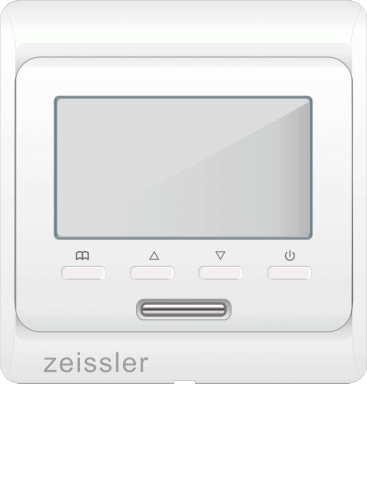 Термостат комнатный ZEISSLER с датчиком пола (220В/16А) фото в интернет-магазине САНТЕХСИТИ
