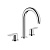 Hansgrohe Vernis Shap Смеситель для раковины, на 3 отв, с донным клапаном, цвет: хром фото в интернет-магазине САНТЕХСИТИ