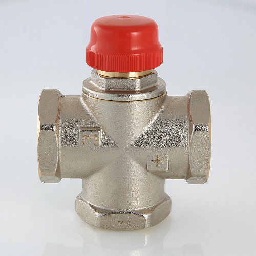 Термостатический смесительный клапан VALTEC MR01 1" (кол.красный) фото в интернет-магазине САНТЕХСИТИ