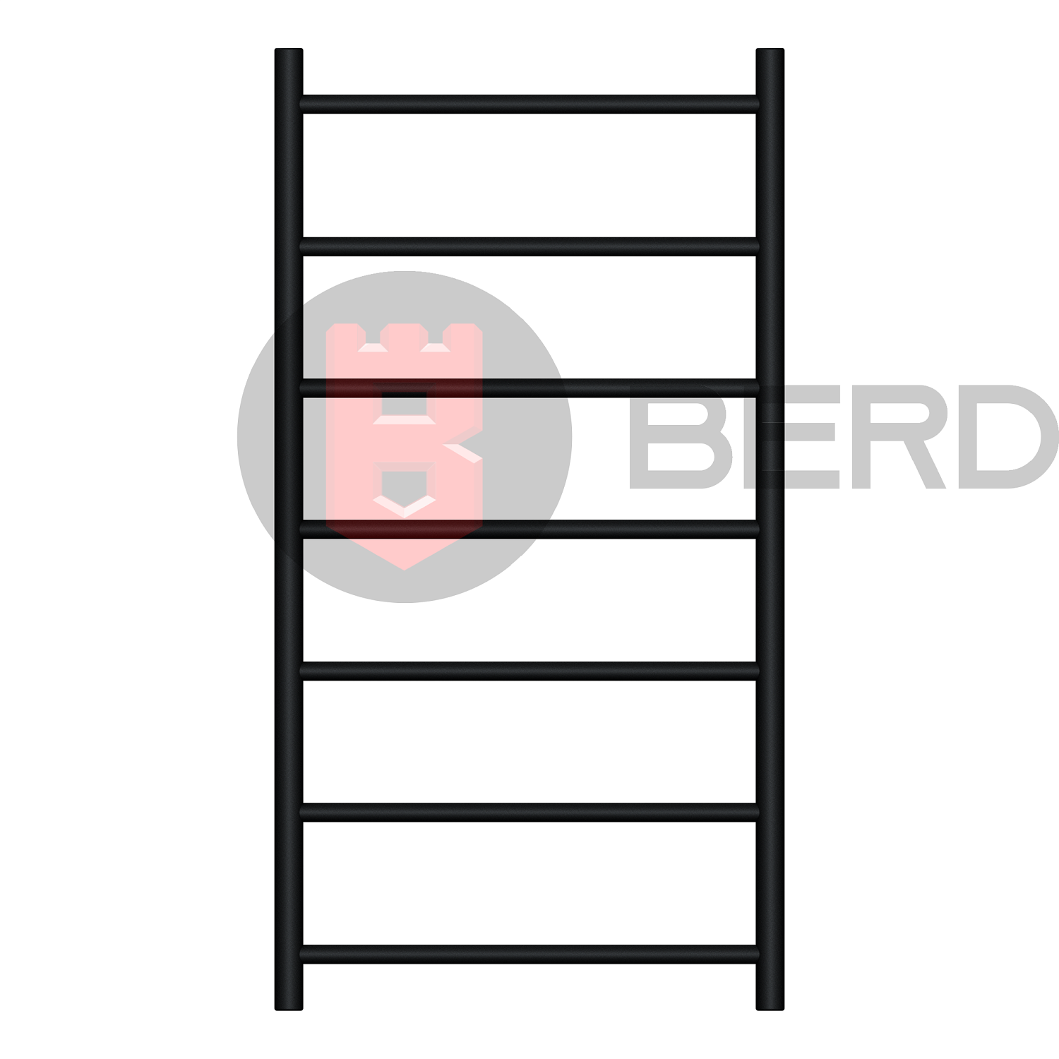 Полотенцесушитель цв. черный мат. M2 50х70 фото в интернет-магазине САНТЕХСИТИ