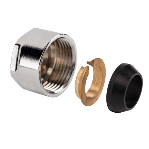 Набор подключения Royal Thermo Design 3/4" ЕК - 15 мм (хром) фото в интернет-магазине САНТЕХСИТИ