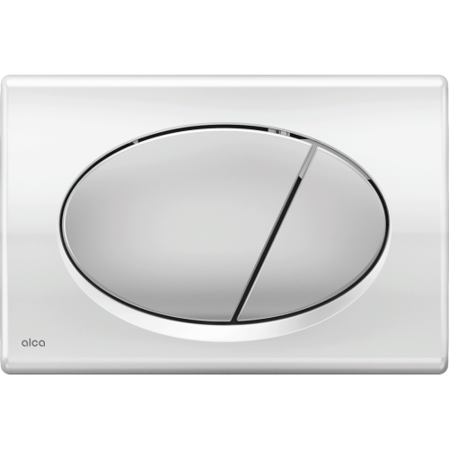 Кнопка управления ALCAPLAST для инсталляции, xром-глянец/мат фото в интернет-магазине САНТЕХСИТИ