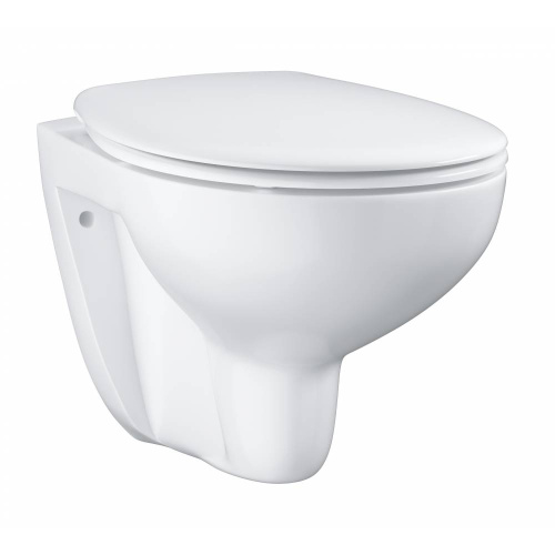 Подвесной унитаз Grohe Bau Ceramic безободковый, крышка микролифт фото в интернет-магазине САНТЕХСИТИ