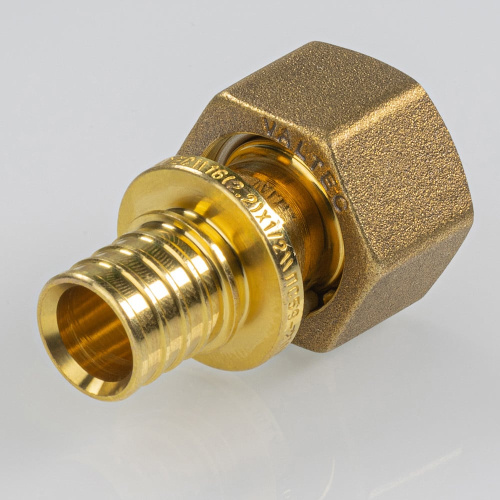 Аксиальный фитинг VALTEC Муфта с накидной гайкой 20х1/2" фото в интернет-магазине САНТЕХСИТИ