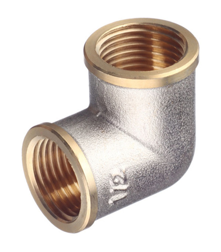 Резьбовой фитинг HAIBA Угол (латун.) вн/вн 1/2" фото в интернет-магазине САНТЕХСИТИ