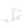 Hansgrohe Metropol Смеситель для раковины 160, на 3 отв, с донным клапаном, излив 152мм, цвет: белый матовый фото в интернет-магазине САНТЕХСИТИ