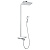 Hansgrohe Raindance Select 360 Showerpipe Душевая стойка с верхним душем 36х36см., термостатом и ручным душем, цвет: хром/белый фото в интернет-магазине САНТЕХСИТИ