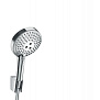 Hansgrohe Raindance Sel.S 120 PowderR.Porter Ручной душ, с держателем для душа, цвет: хром фото в интернет-магазине САНТЕХСИТИ
