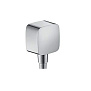 Hansgrohe Fixfit шланговое подсоединение c защитой, цвет: хром фото в интернет-магазине САНТЕХСИТИ