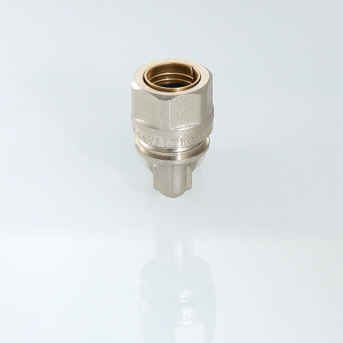 Пресс фитинг VALTEC Угол 16мм с переходом на обжим 15мм фото в интернет-магазине САНТЕХСИТИ