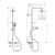 Hansgrohe Vernis Shape Душевая стойка с верхним душем 230 1jet с термостатом, Green, цвет: хром фото в интернет-магазине САНТЕХСИТИ Hansgrohe Vernis Shape Душевая стойка с верхним душем 230 1jet с термостатом, Green, цвет: хром фото в интернет-магазине САНТЕХСИТИ