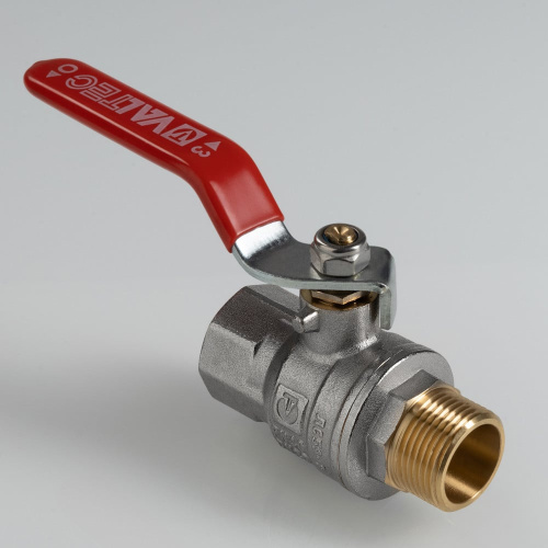 Кран шаровый VALTEC ГОСТ 3/4" вн.-нар. стальная рукоятка фото в интернет-магазине САНТЕХСИТИ