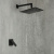 Смеситель для душа встраиваемый 1 выход Mariani, коллекция Rebel, модель B14179RE чёрный матовый фото в интернет-магазине САНТЕХСИТИ