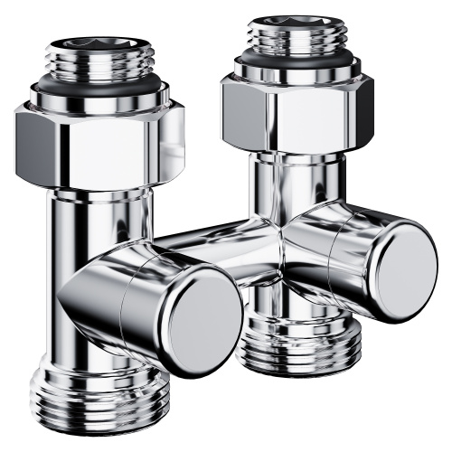 Узел нижнего подключения Royal Thermo Design прямой 1/2"х3/4"EK (хром) фото в интернет-магазине САНТЕХСИТИ