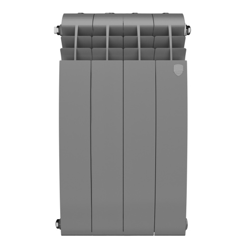 Радиатор биметаллический Royal Thermo BiLiner 500 Silver Satin - 4 секций фото в интернет-магазине САНТЕХСИТИ