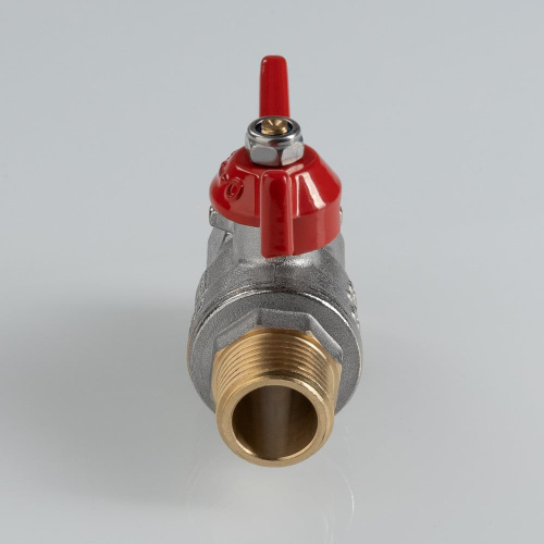 Кран шаровый VALTEC ГОСТ 1/2" вн.-нар. рукоятка бабочка фото в интернет-магазине САНТЕХСИТИ