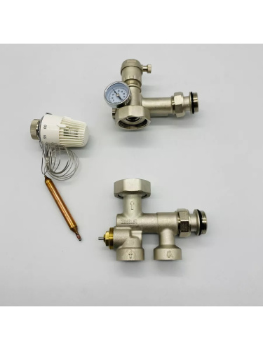 Насосно-смесительный узел БЕЗ НАСОСА ZEISSLER MINI (20-60°C) ZMg.802 фото в интернет-магазине САНТЕХСИТИ