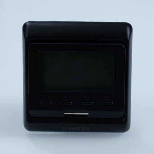 Термостат комнатный VALTEC VT.AC709.0.0 с датчиком температуры пола черный (16) фото в интернет-магазине САНТЕХСИТИ