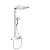 Hansgrohe Showerpipe Rindance E Душевая стойка, с термостатическим смесителем, верхним душем 30x30см., ручным душем и шлангом 160см., и полкой, цвет: хром фото в интернет-магазине САНТЕХСИТИ