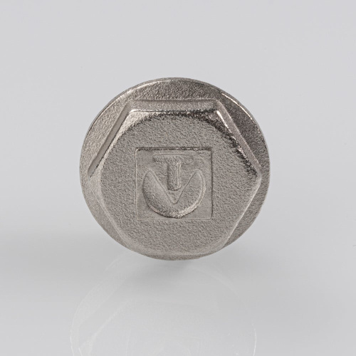 Резьбовой фитинг VALTEC Заглушка (пробка) с уплотнением 1/2" нар. фото в интернет-магазине САНТЕХСИТИ