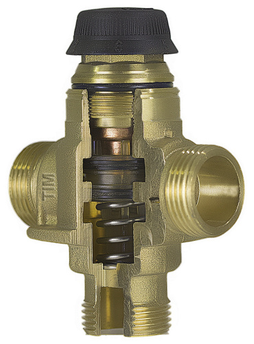 Термостатический смесительный клапан TIM BL311 с бок.подмесом 1/2" (35-60) фото в интернет-магазине САНТЕХСИТИ