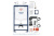 Система инсталляции для унитаза GROHE Rapid SL 38772001 компл. 3 в 1 (кнопка хром) фото в интернет-магазине САНТЕХСИТИ