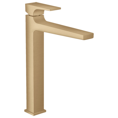 Hansgrohe Metropol Смеситель для раковины, на 1 отв, с донным клапаном, излив: 20.4см, цвет: шлифованная бронза фото в интернет-магазине САНТЕХСИТИ