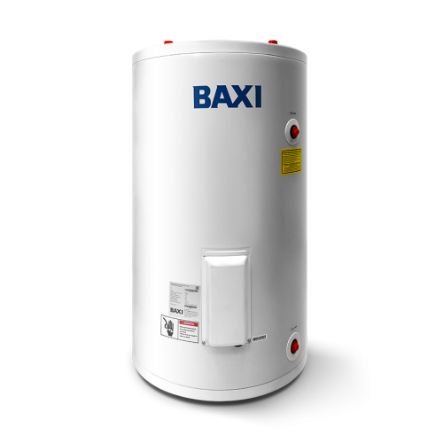 Бойлер косвенного нагрева BAXI напольный UBC 500 бок подкл. фото в интернет-магазине САНТЕХСИТИ