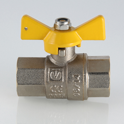 Кран шаровой VALTEC для газа VALGAS 1/2" вн-вн бабочка фото в интернет-магазине САНТЕХСИТИ