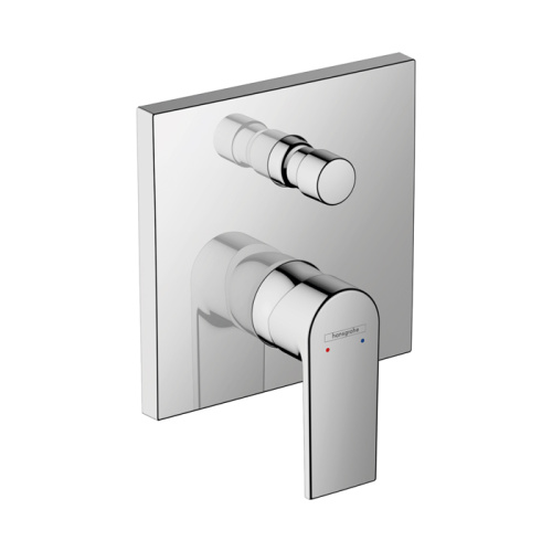Hansgrohe Vernis Shape Смеситель для ванны, встраиваемый, внешняя часть, цвет: хром фото в интернет-магазине САНТЕХСИТИ
