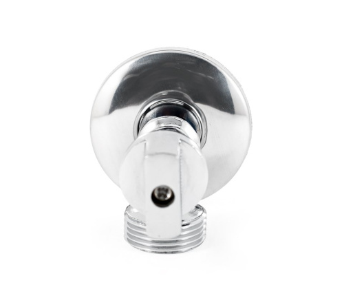 Кран шаровой PROFACTOR CHROME угловой для бытовой техники н/н 1/2" х 3/4" фото в интернет-магазине САНТЕХСИТИ
