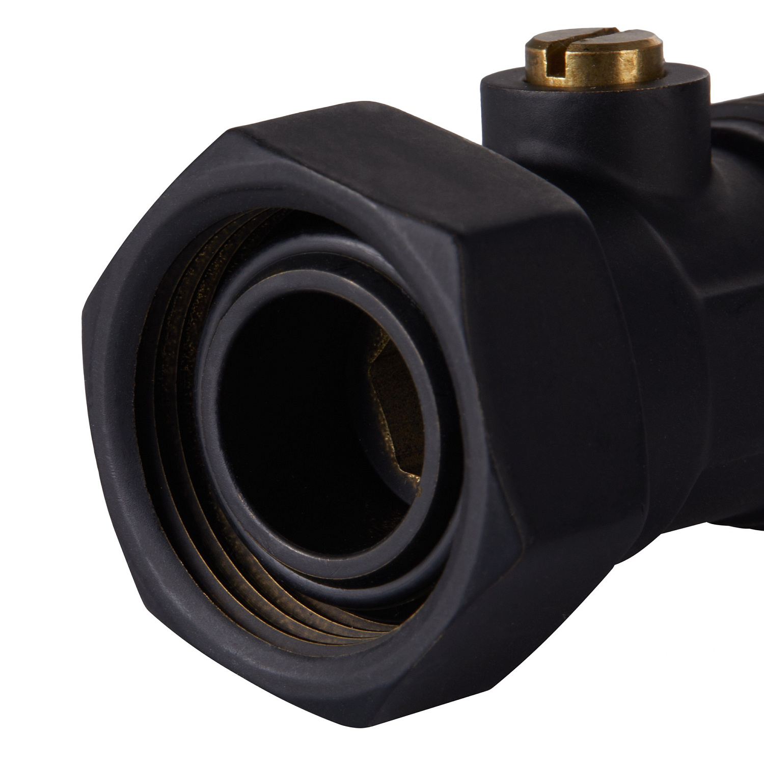 Набор нижнего подключения Royal Thermo прямой раздельный 3/4х3/4ЕК (черный) фото в интернет-магазине САНТЕХСИТИ