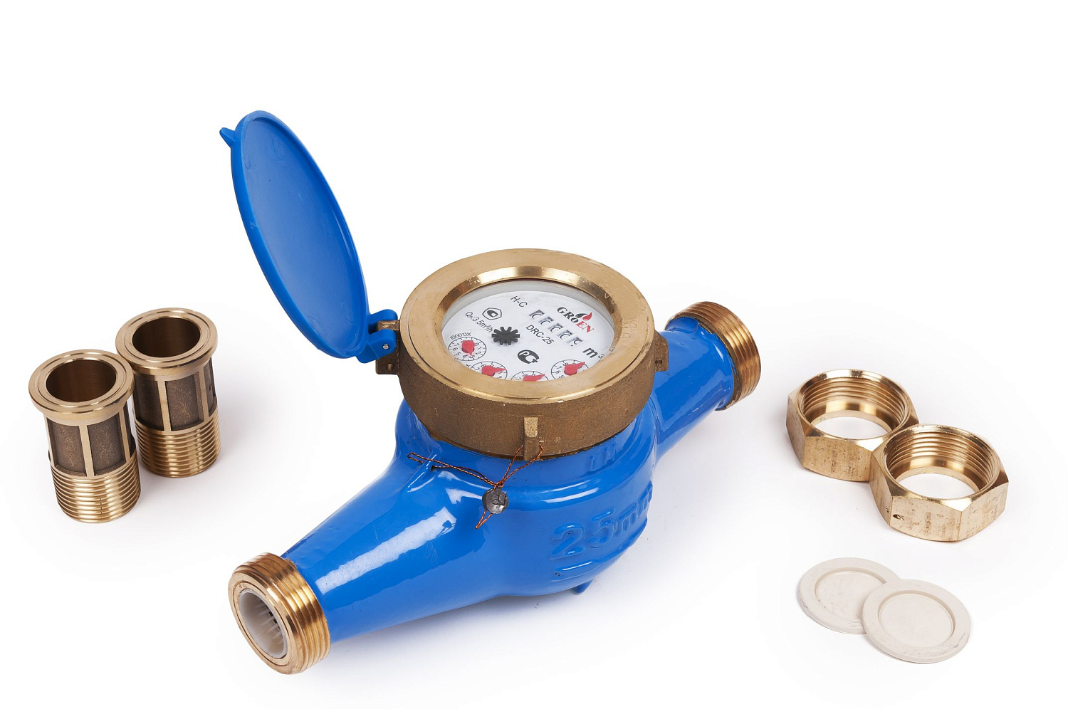 Счетчик воды GROEN Сухоход 3/4 DRC-20 фото в интернет-магазине САНТЕХСИТИ