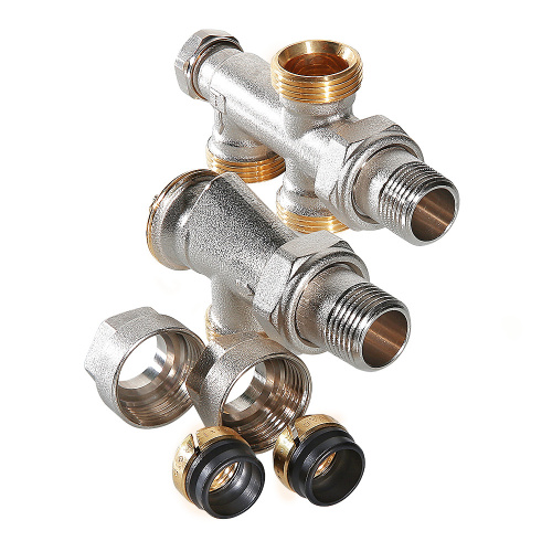 VALTEC Термостатический узел для нижнего подкл. рад. Двухтрубная система (комплект) 1/2"х100% фото в интернет-магазине САНТЕХСИТИ