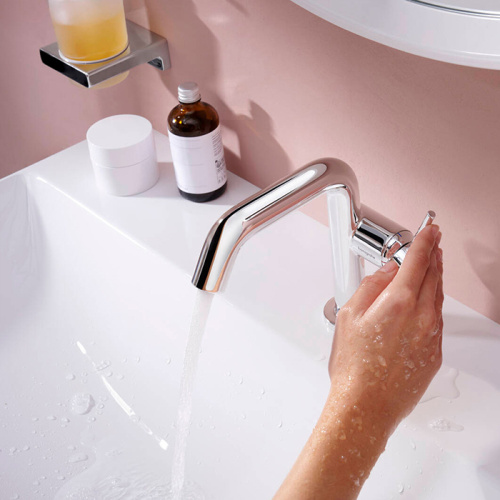 Hansgrohe Tecturis S Смеситель для раковины, 1 отв., с донным клапаном, цвет: хром фото в интернет-магазине САНТЕХСИТИ
