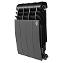 Радиатор биметаллический Royal Thermo BiLiner 350 /Noir Sable - 4 секций фото в интернет-магазине САНТЕХСИТИ
