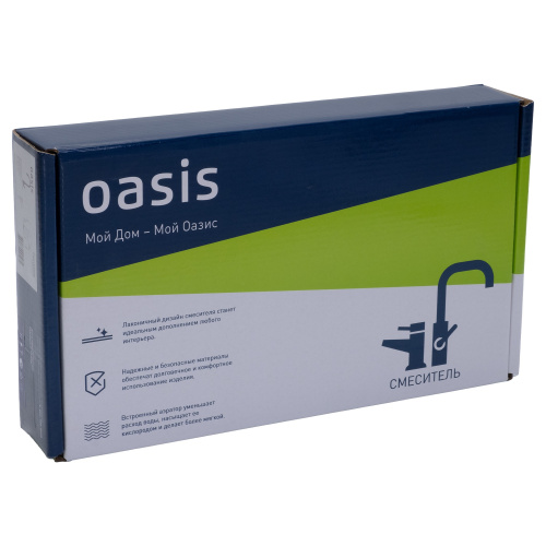 Смеситель OASIS для кухни L1005MGS фото в интернет-магазине САНТЕХСИТИ