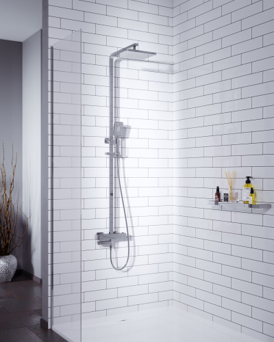 Душевая система с термостатом Timo Tetra-thermo SX-0169/00 хром фото в интернет-магазине САНТЕХСИТИ