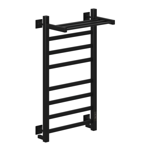 Полотенцесушитель НИКА с греющим кабелем STEP-1 ВП U 80/40 (RAL9005 mat) фото в интернет-магазине САНТЕХСИТИ