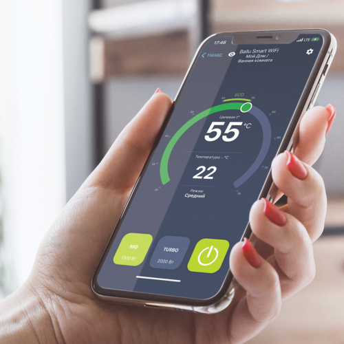 Водонагреватель электрический Ballu BWH/S Smart WiFi 30 л фото в интернет-магазине САНТЕХСИТИ