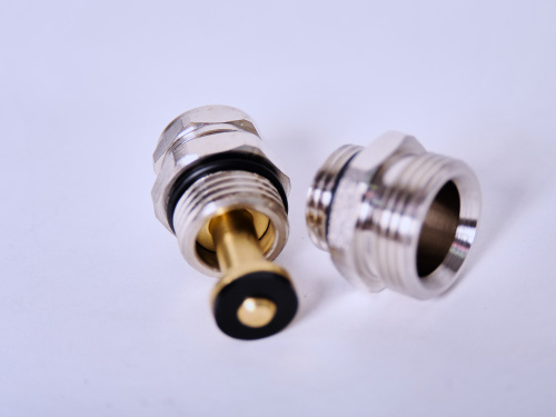 Клапан  регулир. с ниппелем на обратку "TIM" М305-23 фото в интернет-магазине САНТЕХСИТИ