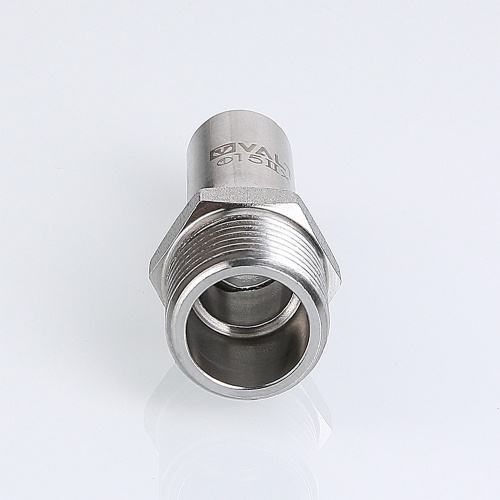 Фитинг нержавеющая сталь VALTEC Вставка резьбовая с нар.р. 22х1/2" фото в интернет-магазине САНТЕХСИТИ