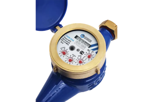 Счетчик воды GERRIDA Мокроход 3/4"-190мм с глицирином фото в интернет-магазине САНТЕХСИТИ