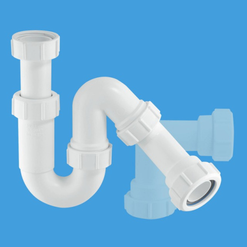 Сифон MCALPINE P/S-образный 11/4"х32мм без выпуска MRW7 фото в интернет-магазине САНТЕХСИТИ