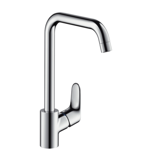 Hansgrohe Focus, Смеситель для кухни, Цвет: сталь фото в интернет-магазине САНТЕХСИТИ