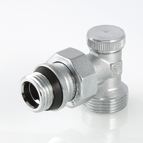 Радиаторный кран VALTEC 1/2" под евроконус 3/4EK нижний угловой с упл. фото в интернет-магазине САНТЕХСИТИ