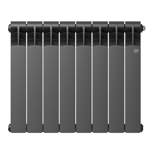 Радиатор биметаллический Royal Thermo Revolution Bimetall 500 2.0/Noir Sable – 8 секц. фото в интернет-магазине САНТЕХСИТИ