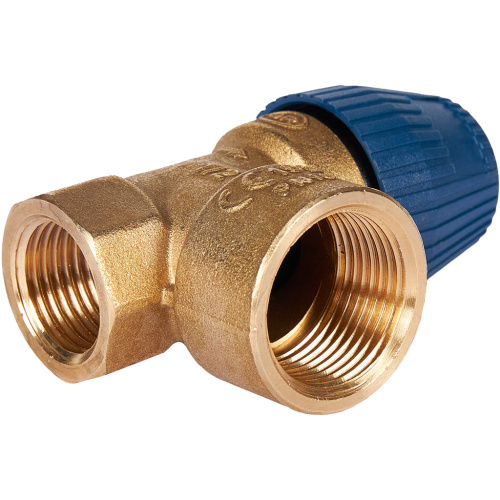 Предохранительный клапан для систем водоснабжения 8 бар 1/2"x3/4" (477.182) STOUT фото в интернет-магазине САНТЕХСИТИ