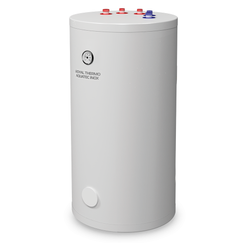 Бойлер косвенного нагрева Royal Thermo наппольный AQUATEC INOX-T верхнее подключение 150 литров фото в интернет-магазине САНТЕХСИТИ