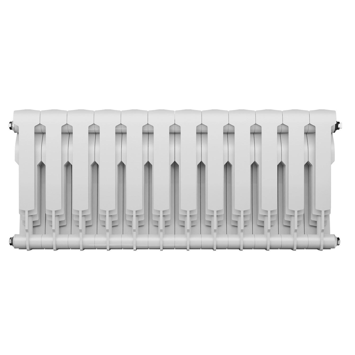 Радиатор биметаллический Royal Thermo BiLiner 350 /Bianco Traffico - 12 секций фото в интернет-магазине САНТЕХСИТИ